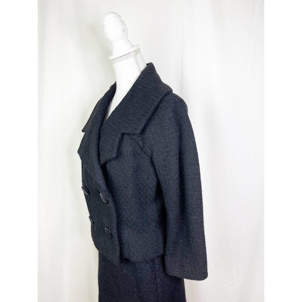 Vintage 1950's Monte, Sano, & Pruzan Double Breasted Womens Wool Blazer Jacket - Picture 4 of 8